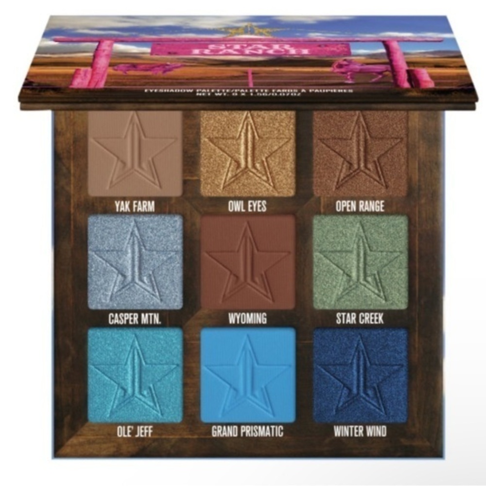 Jeffree Star 'The Rockies' Eyeshadow Palette - Assorted Neutral & Blue Tones